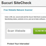 بررسی کدهای مخرب سایت با sucuri site check