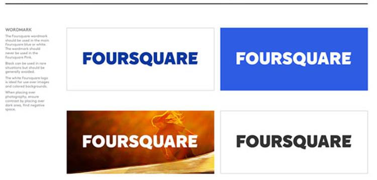 علامت تجاری Foursquare