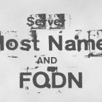 Hostname و FQDN سرور